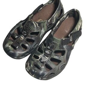 Shimano Evair Marine Sandals Camo Fishing Boat Water Shoes Mens 5 Womens 7